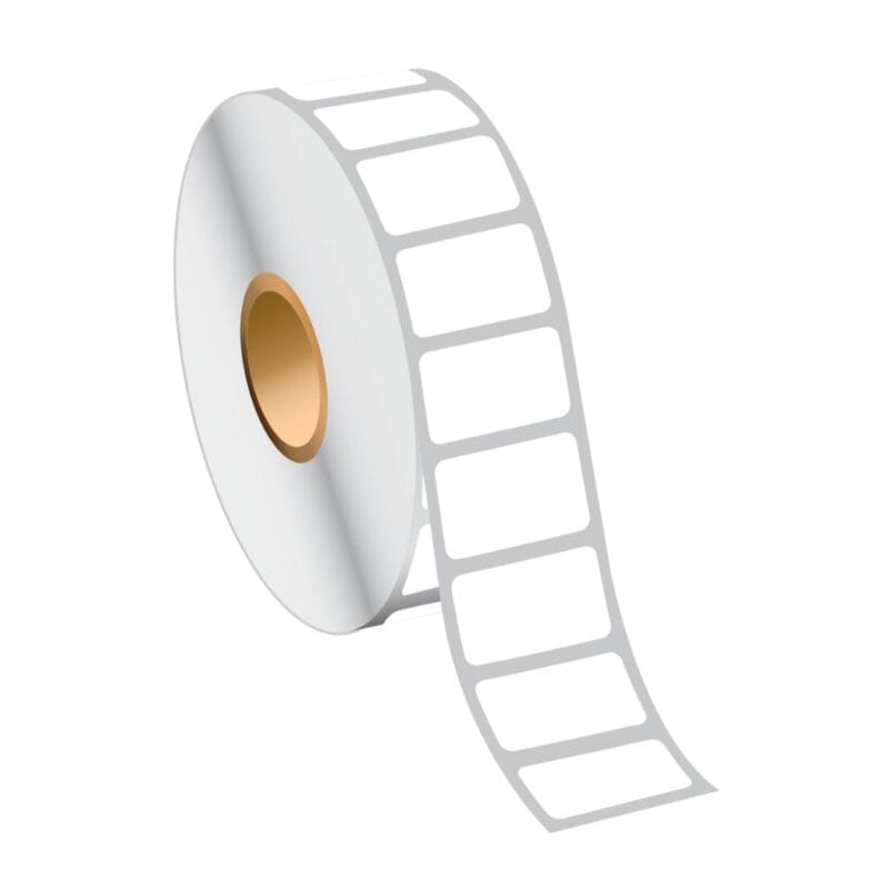 Etiqueta 3 X 2", Transferencia Térmica, Centro De 3 Con Precorte, Rollos De 3000 Pz.